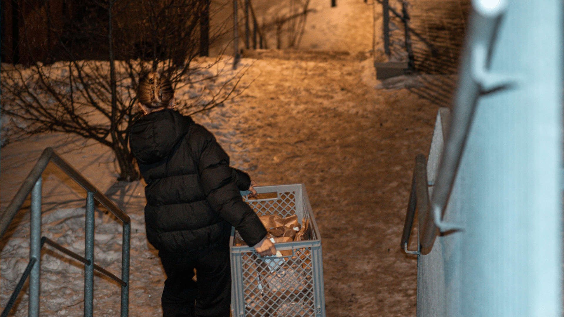 Lieferung der Brötchen