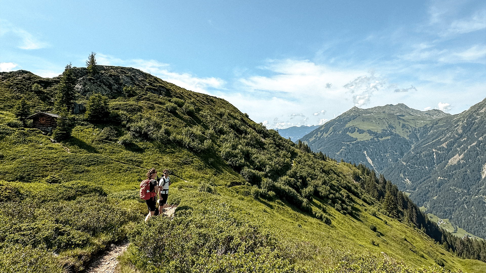 Aussicht vom Wanderweg Gantakopf