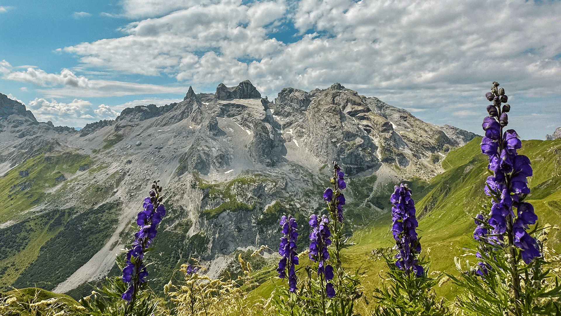 Aussicht auf die 3 Türme im Gaueral