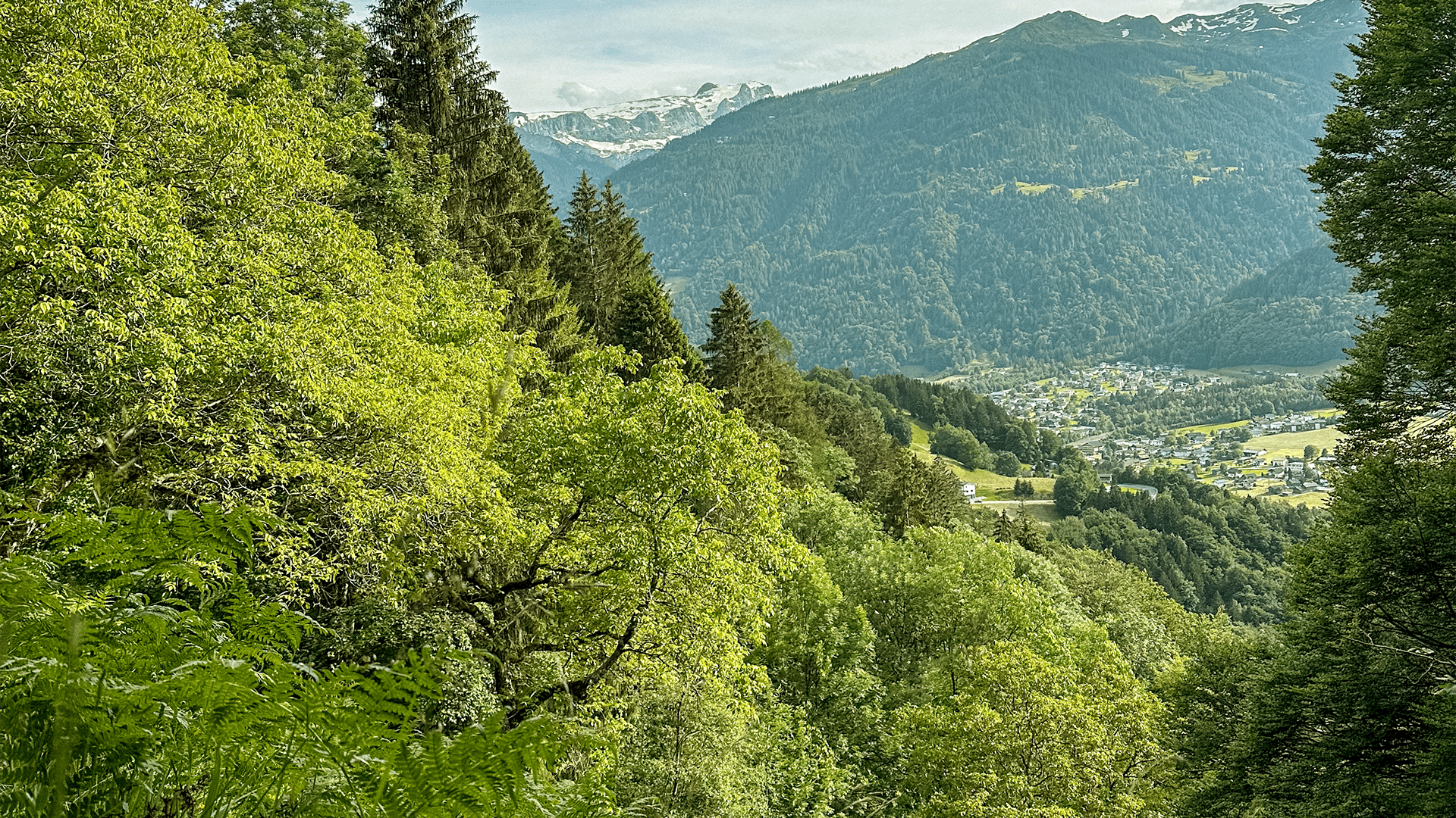 Der weg nach St. Anton im Montafon