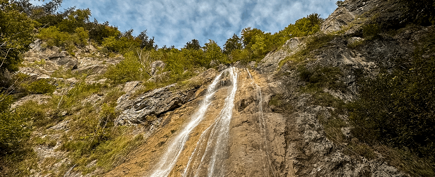 Ausblick vom Klettersteig in St Anton am Montafon
