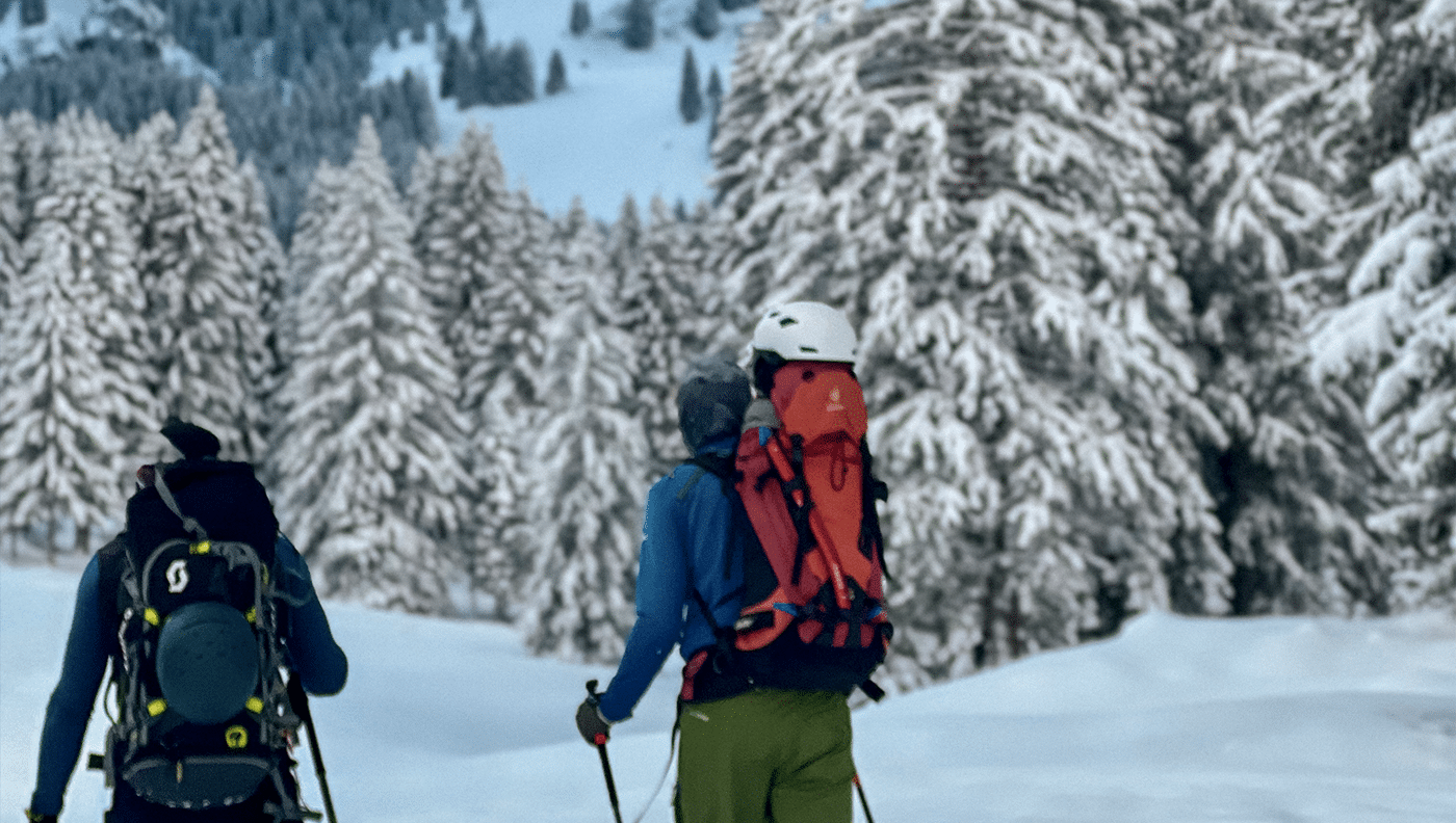 Tourengeher Lindauer Hütte